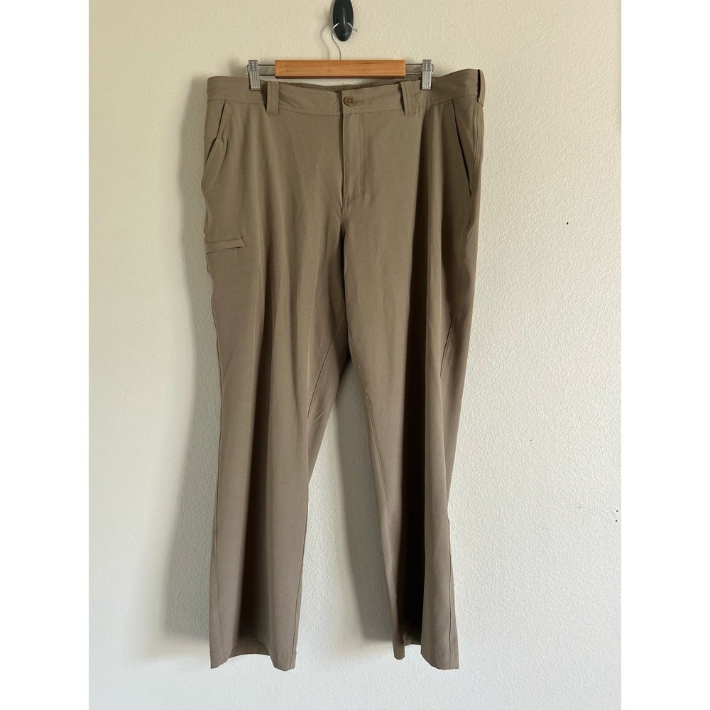 Columbia Omni Shield Advance Repellency Pants Mens 38x30 Brown Straight  D1-12
